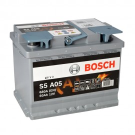 60 Amper AGM Bosch S5A Serisi Start Stop (Marine Uyumlu)